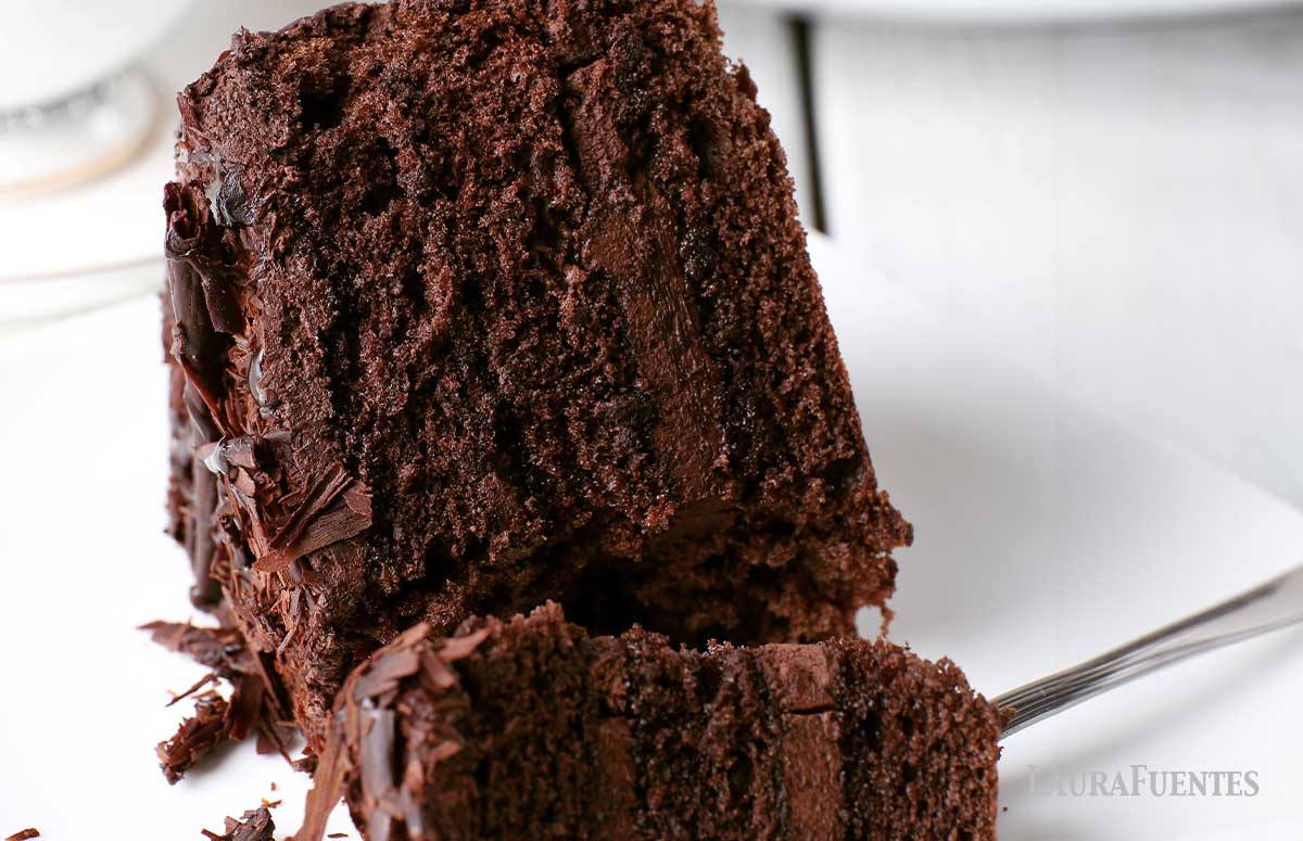 chocolate cake slice