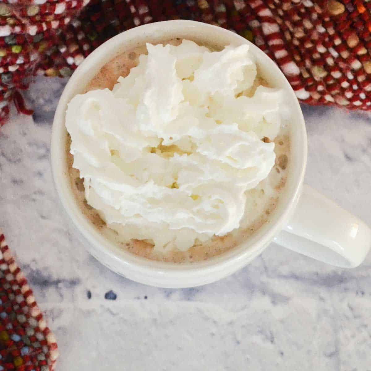 White Hot Chocolate Recipe With Peppermint