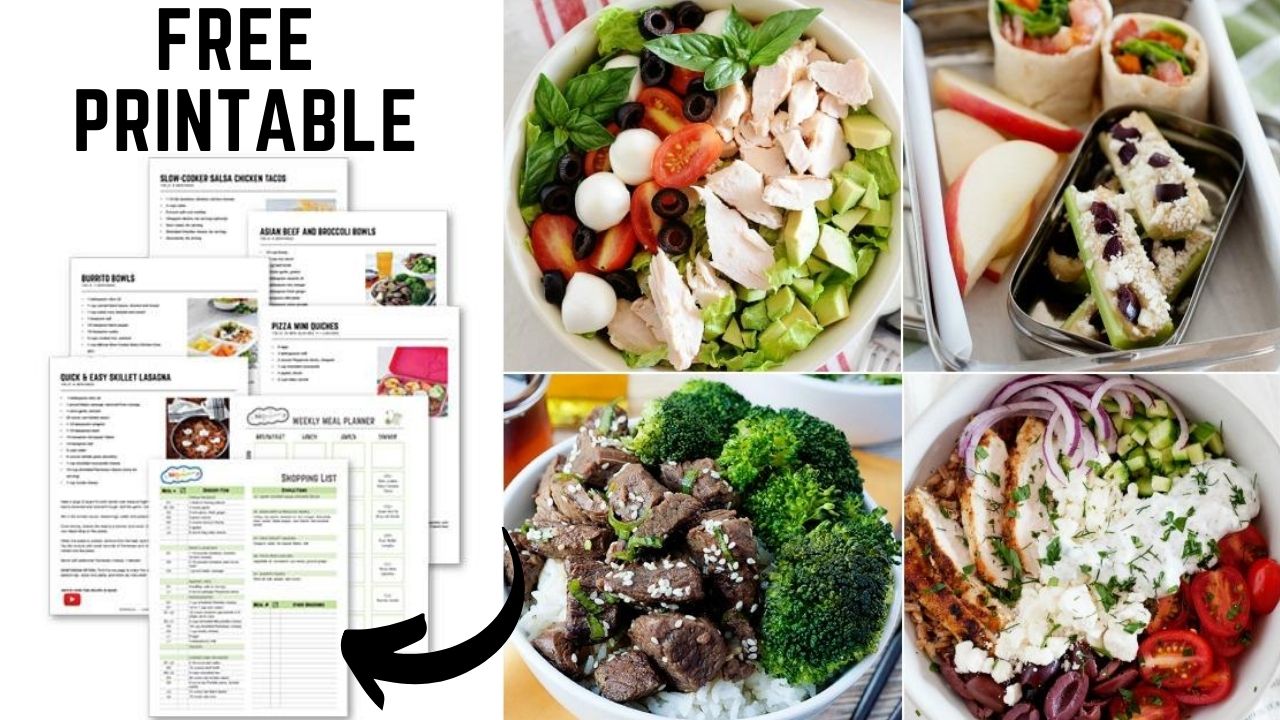 Free Printable Meal Plan | Laura Fuentes