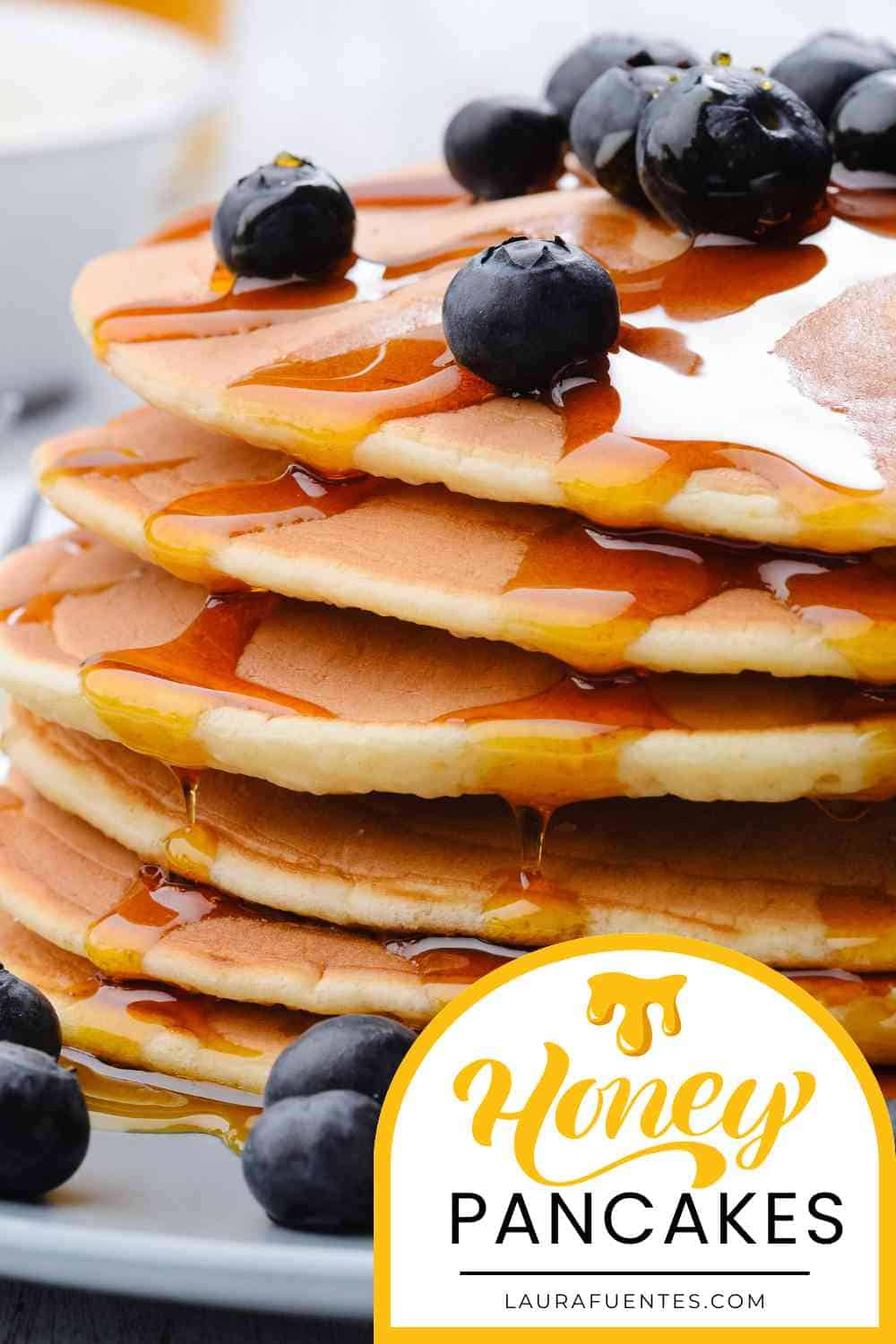 Honey Pancakes Recipe | Laura Fuentes