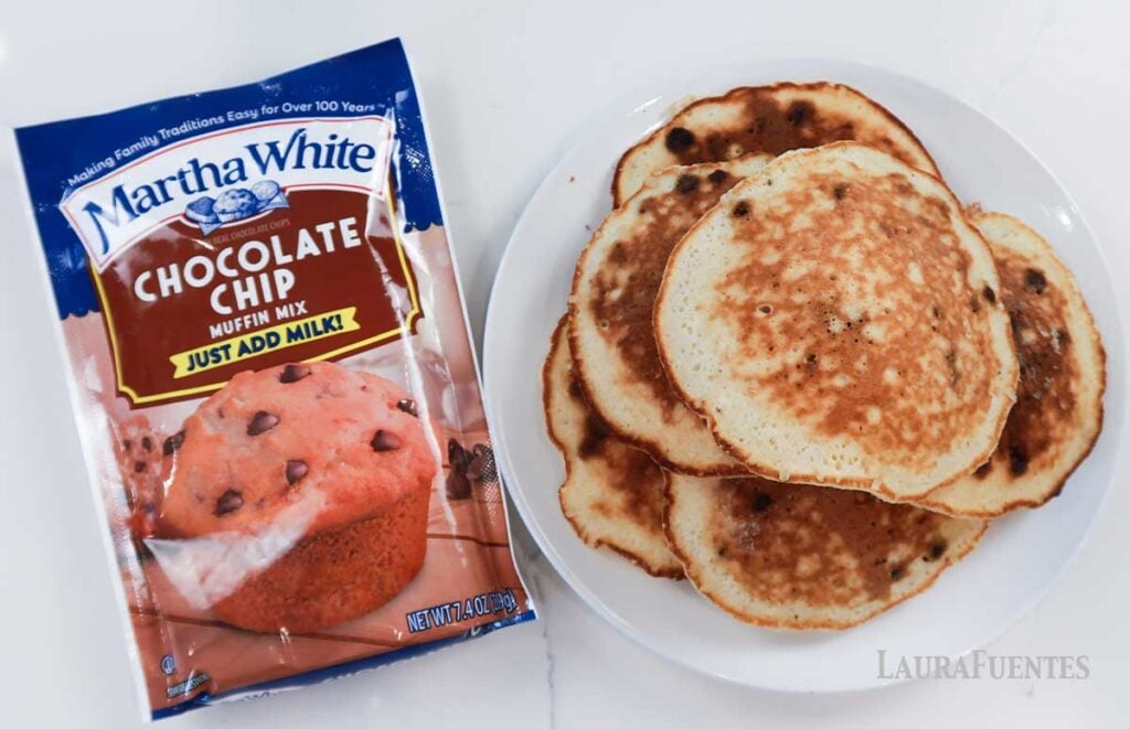 Make Pancakes with Muffin Mix (So Easy!) Laura Fuentes