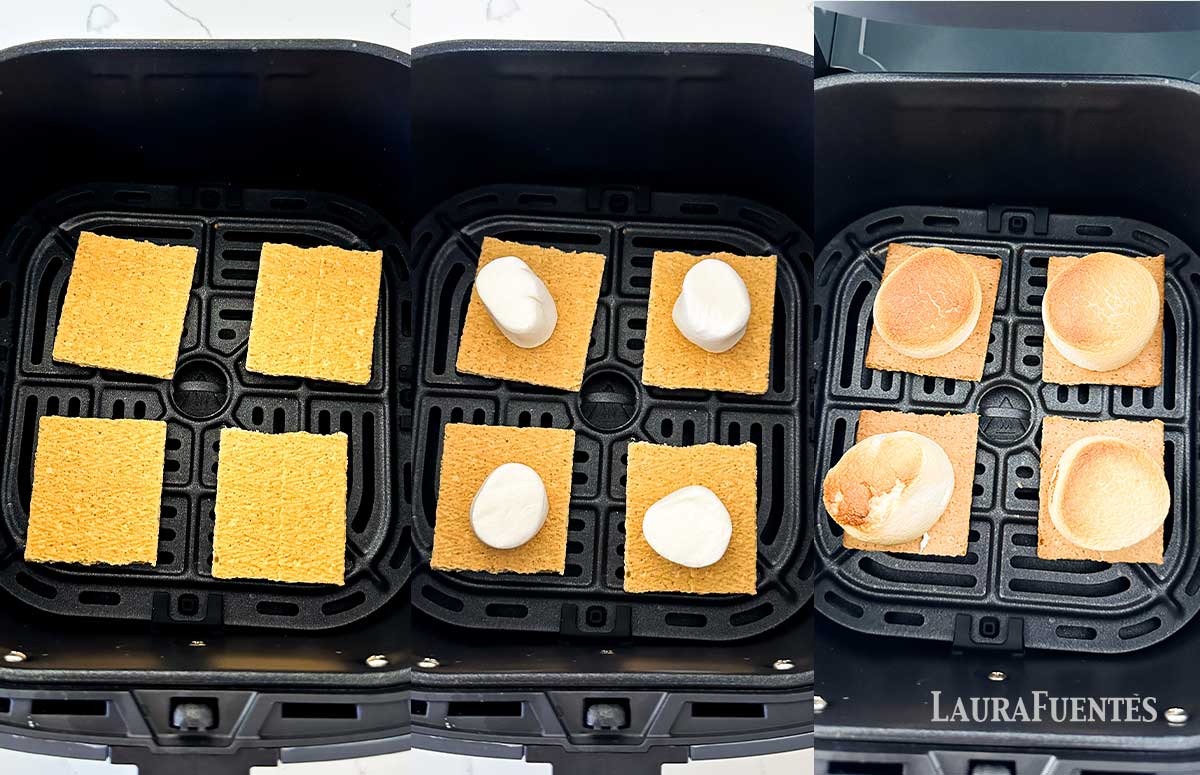 2Minute Air Fryer S'mores Laura Fuentes
