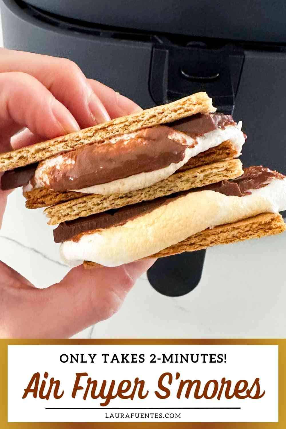 2-Minute Air Fryer S'mores | Laura Fuentes