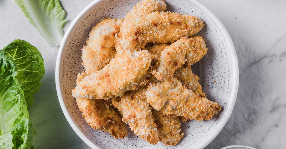 Coconut Chicken Tenders [www.laurafuentes.com]