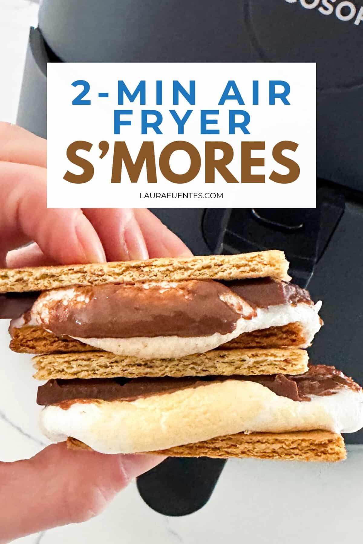2-Minute Air Fryer S'mores | Laura Fuentes