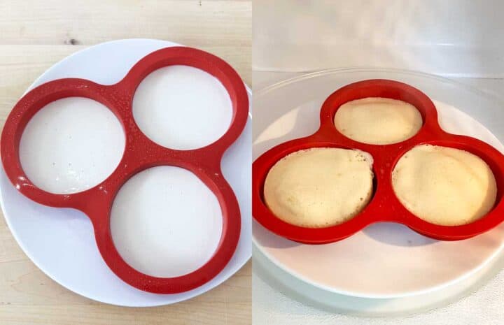 Photo inspiration: Making Pancakes In Microwave Safe Bowl Reference: Fluffy Microwave Pancakes