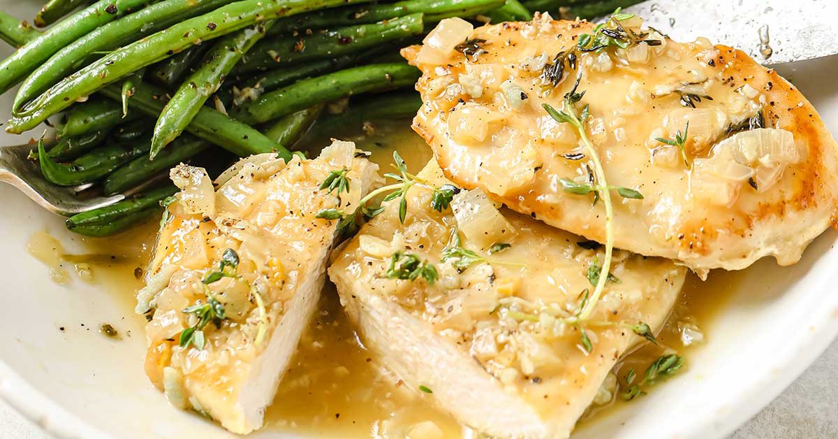 Garlic Chicken And Green Beans - Laura Fuentes