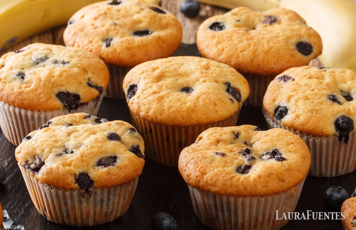 seven blueberry muffins