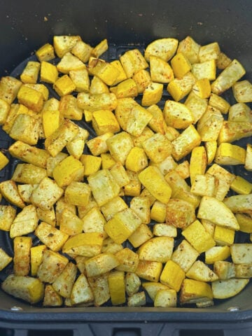summer squash slices in the air fryer