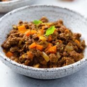taco meat in a bowl