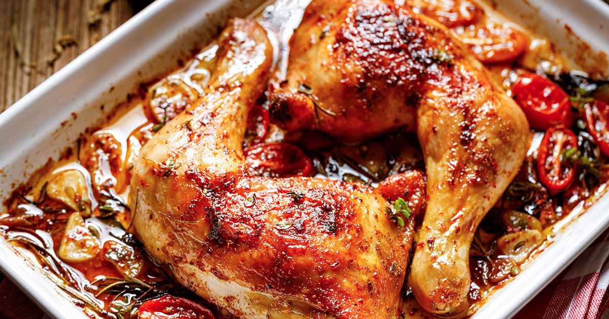 Garlic Baked Leg Quarters (Juicy & Crispy Skinned) - Laura Fuentes