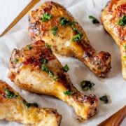 garlic herb baked chicken drumsticks
