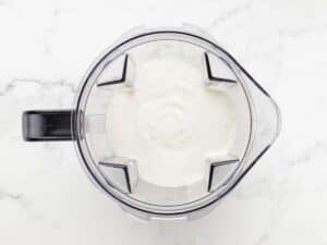 cottage cheese in the blender