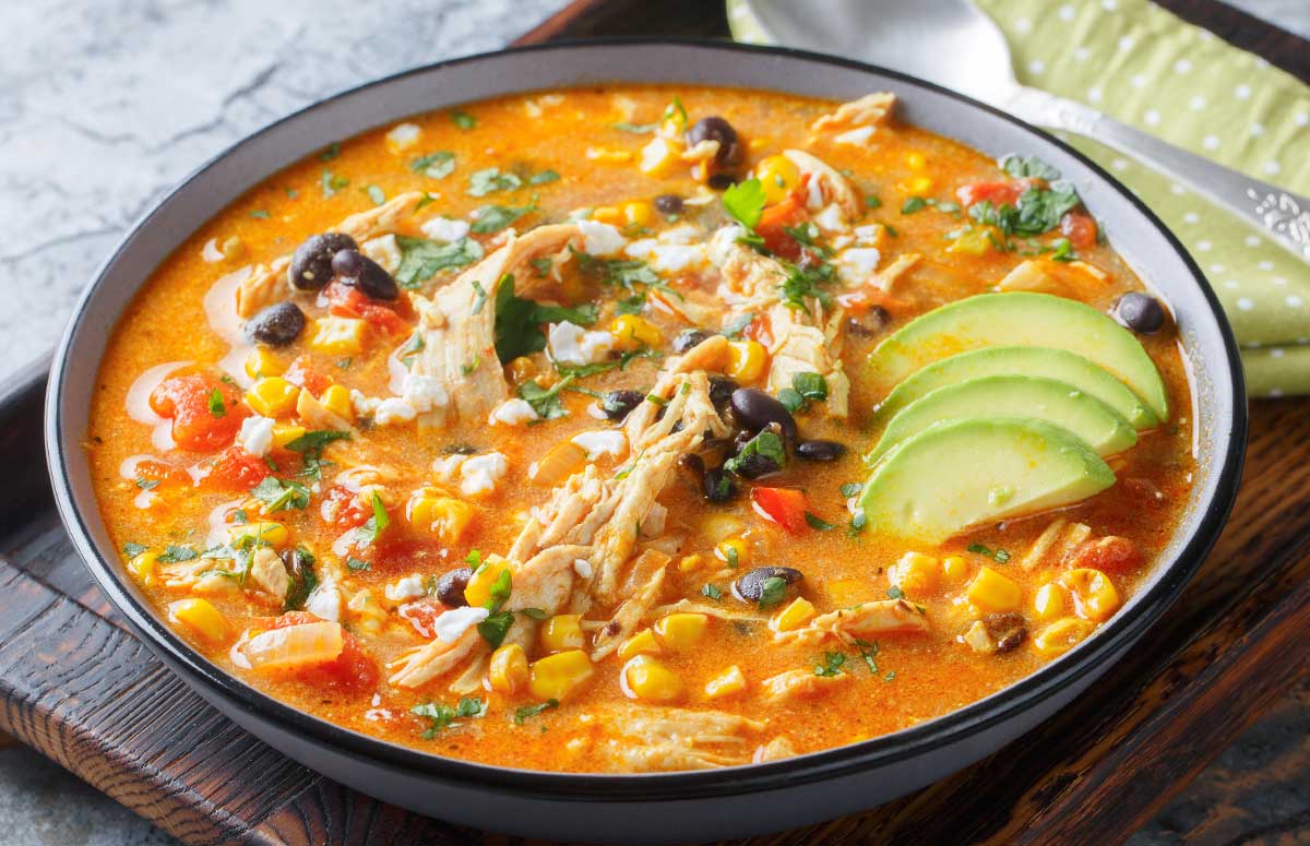 rotisserie chicken enchilada soup