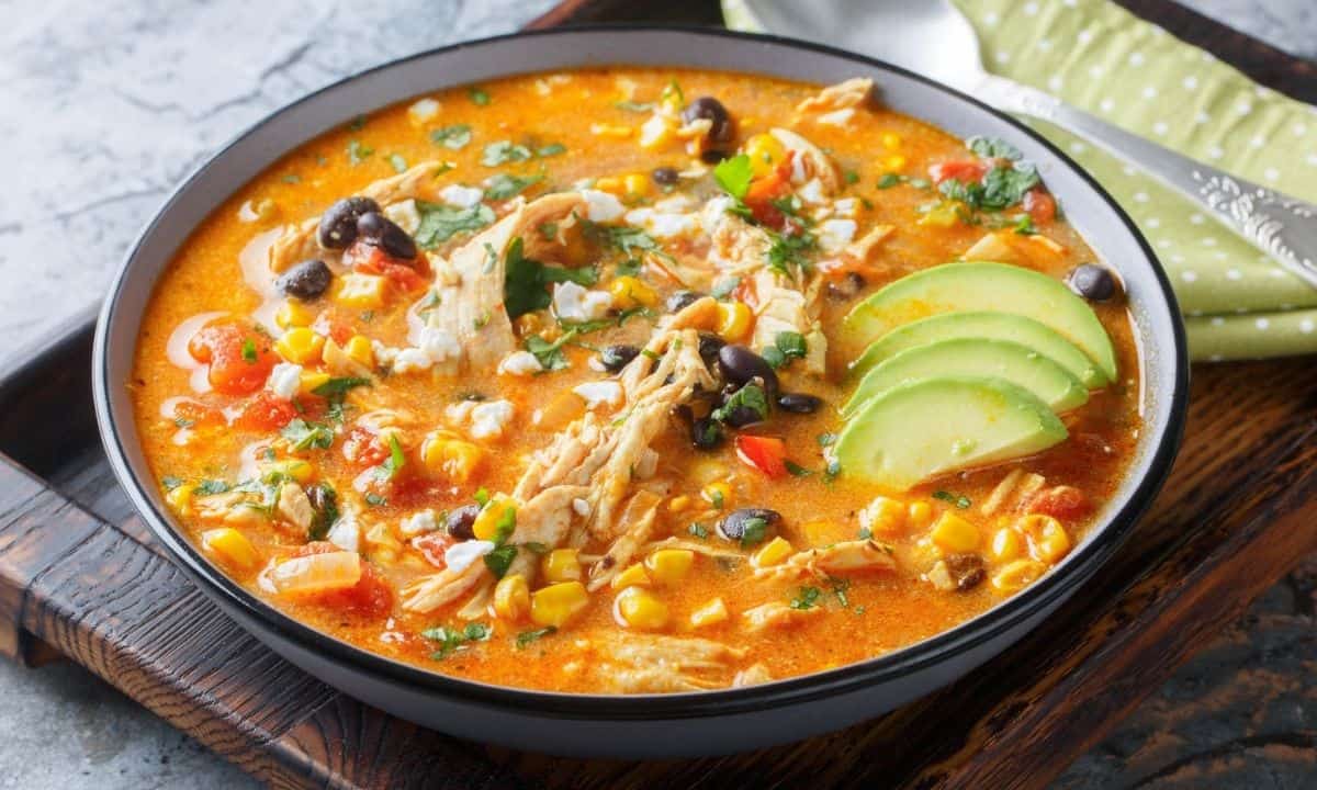 rotisserie chicken enchilada soup