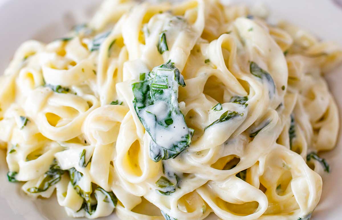 spinach alfredo