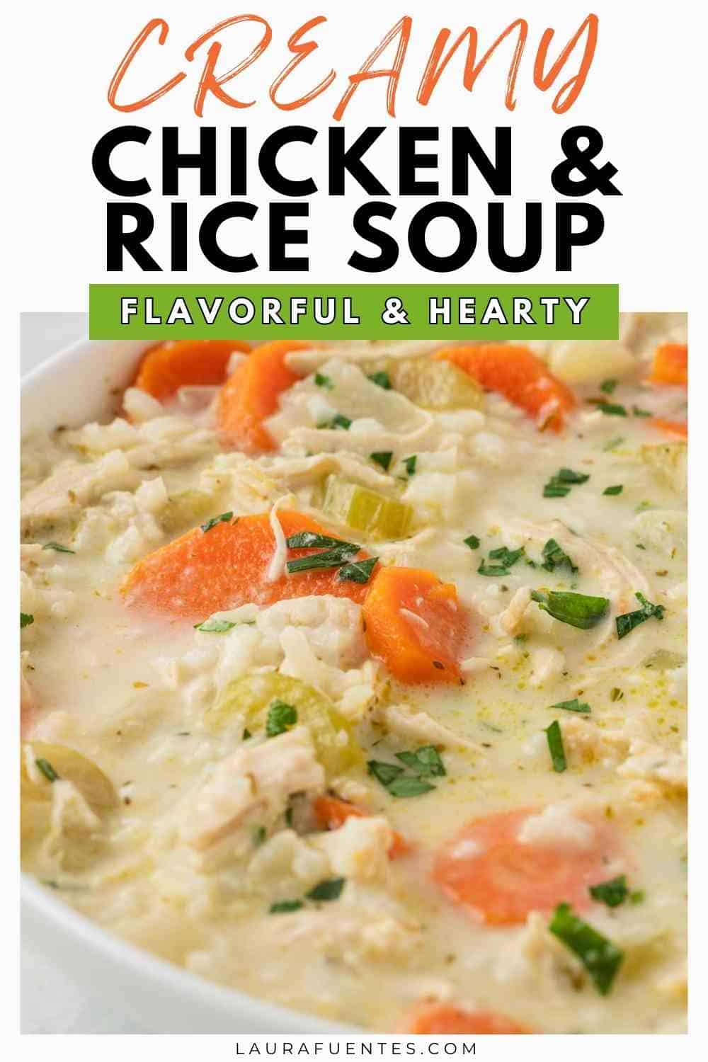 Soupy Chicken Rice Creamy Chicken and Rice Soup {Grandma's Recipe}