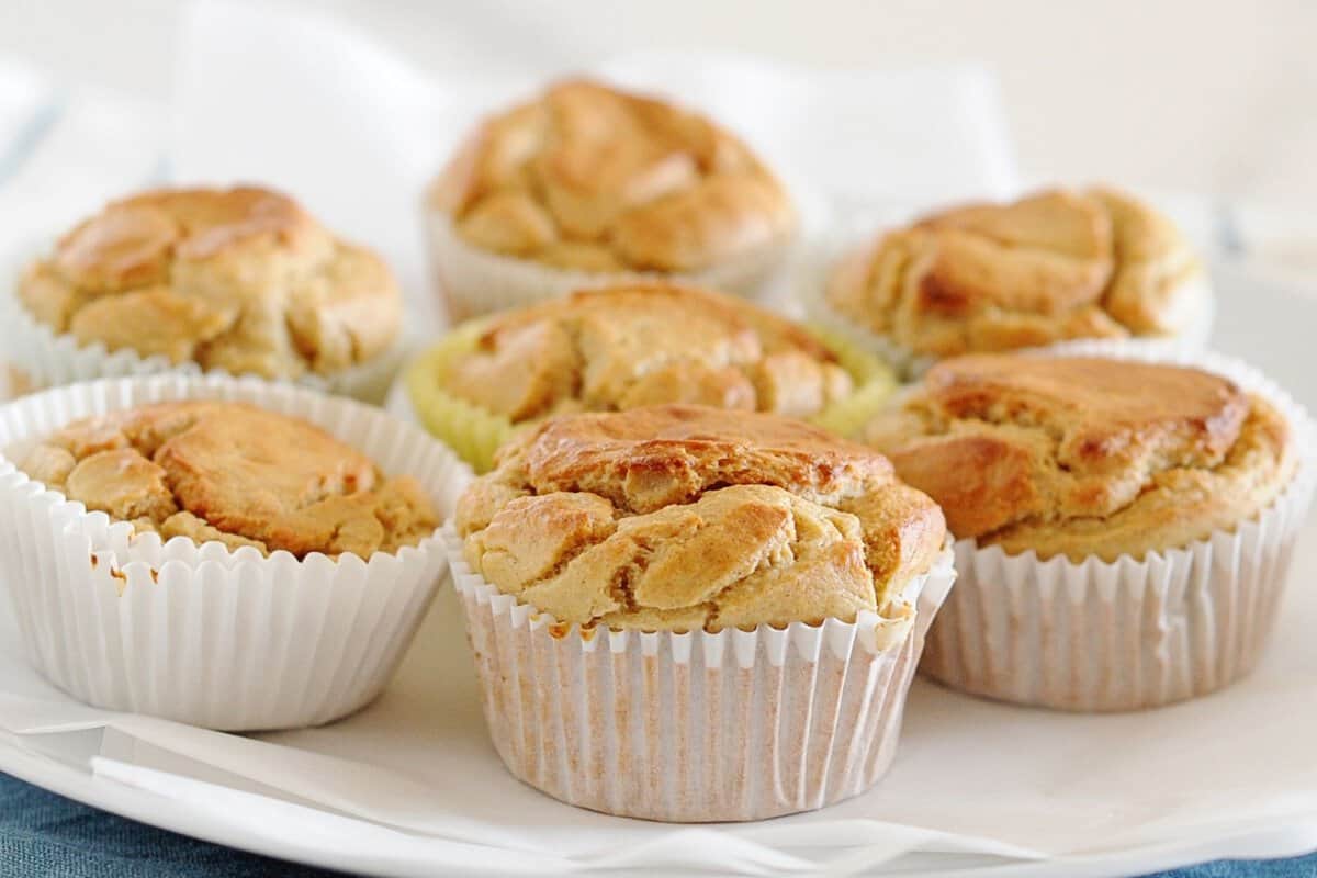 seven banana oatmeal muffins