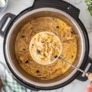 instant pot filled with white chicken chili